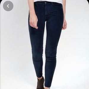Fatface Navy Corduroy Skinny Jeans